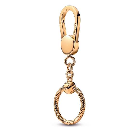NEW PANDORA moments small bag gold charm holder in gold